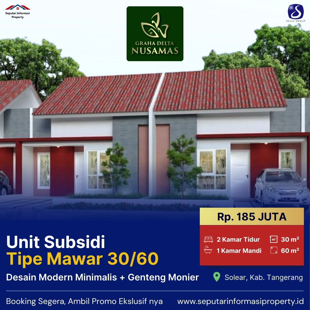 Rumah Subsidi Graha Delta Nusamas Tangerang