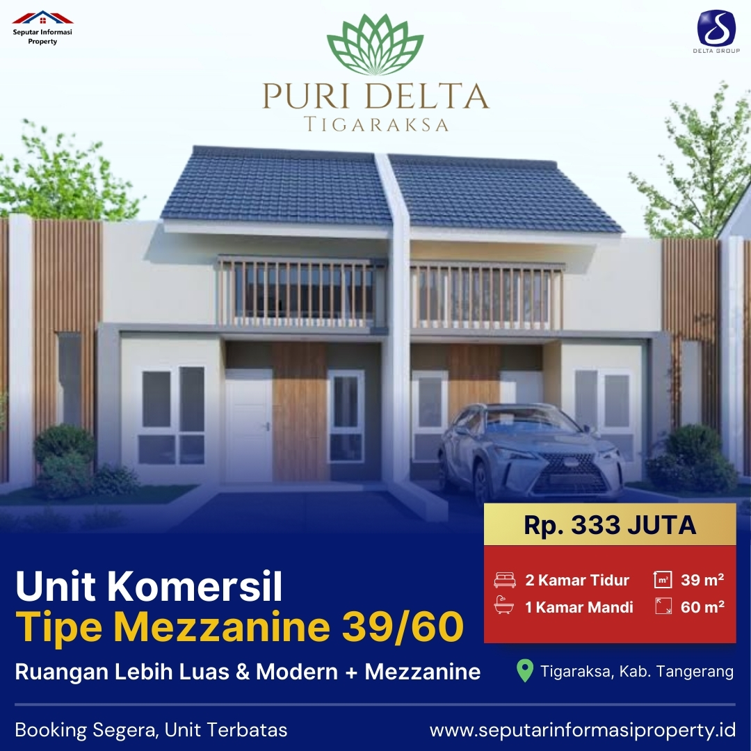 Listing Tipe Mezzanine Puri Delta Tigaraksa